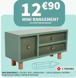 Conforama Mini rangement offre
