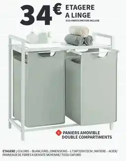 Conforama Oxford - etagere a linge offre