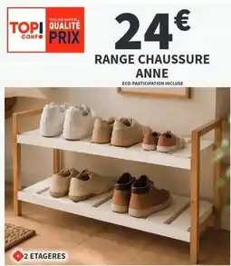 Conforama Range chaussure anne offre
