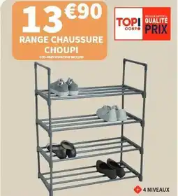 Conforama Range chaussure choupi offre