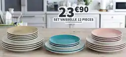 Conforama Set vaisselle 12 pieces offre