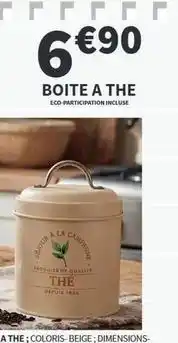 Conforama La campagne - boite a the offre