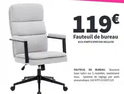 Conforama Fauteuil de bureau offre