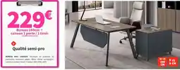 Conforama Bureau avec caisson offre