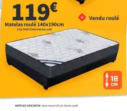 Conforama Matelas roule offre