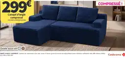 Conforama Conforama Canapé d'angle compressé offre