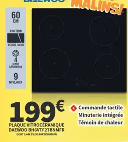 Conforama DAEWOO PLAQUE VITROCÉRAMIQUE offre