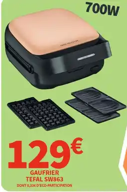 Conforama Tefal gaufrier 5w863 offre