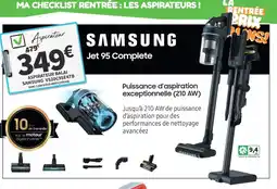 Conforama Samsung puissance d'aspiration exceptionnelle offre