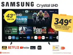 Conforama Samsung crystal uhd offre