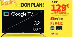 Conforama Google tv téléviseur led offre