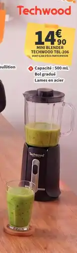 Conforama Techwood mini blender offre