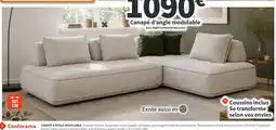 Conforama Conforama Canapé d'angle modulable offre