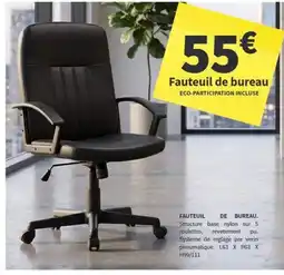 Conforama Fauteuil de bureau offre