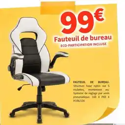Conforama Fauteuil de bureau offre