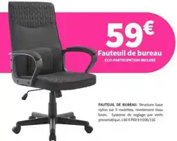Conforama Fauteuil de bureau offre