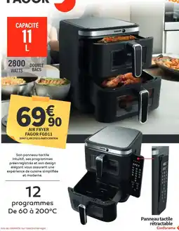 Conforama FAGOR AIR FRYER offre