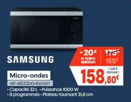 Pro&Cie SAMSUNG Micro-ondes offre