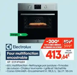 Pro&Cie Electrolux Four multifonction encastrable offre