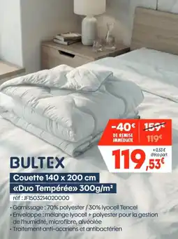 Pro&Cie BULTEX Couette 140 x 200 cm offre