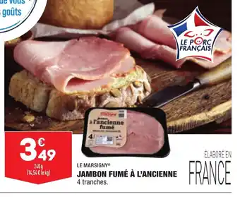 ALDI Jambon Fume à L'Ancienne offre