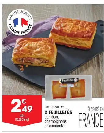 ALDI 2 Feuilletés offre