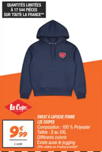 LEE COOPER SWEAT À CAPUCHE FEMME
