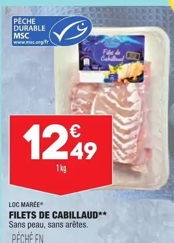 ALDI Filets de Cabillaud offre