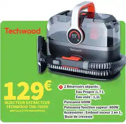 Conforama Techwood injecteur extracteur offre