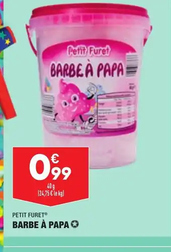 ALDI Barbe à Papa offre