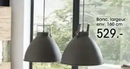 Möbel Martin Banc, largeur offre