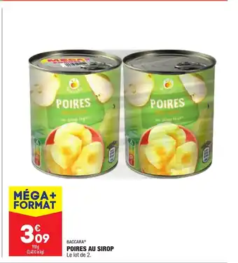 ALDI Poires Au Sirop offre