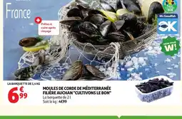 Auchan AUCHAN MOULES DE CORSE DE MÉDITERRANÉE offre