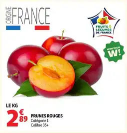 Auchan PRUNES ROUGES offre