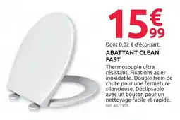 Mr Bricolage Abattant clean fast offre