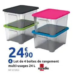 Mr Bricolage sundis boîtes de rangement offre