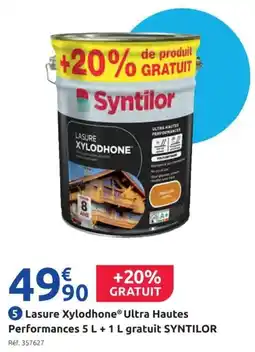 Mr Bricolage Syntilor Lasure Xylophone offre