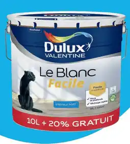 Mr Bricolage Dulux Valentine Le Blanc Facile offre