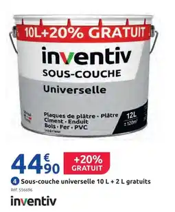 Mr Bricolage inventiv Sous-couche universelle offre
