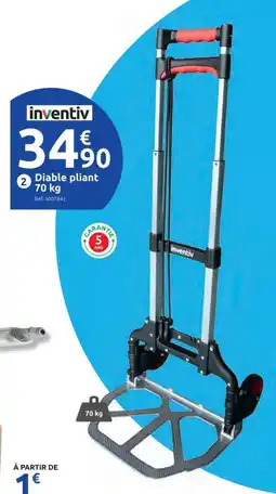 Mr Bricolage inventiv Diable pliant offre