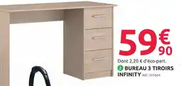 Mr Bricolage INFINITY BUREAU 3 TIROIRS offre