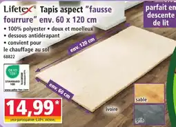 Norma Lifetex Tapis aspect "fausse fourrure" offre