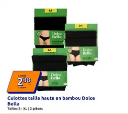 Action Dolce Bella Culottes taille haute en bambou offre
