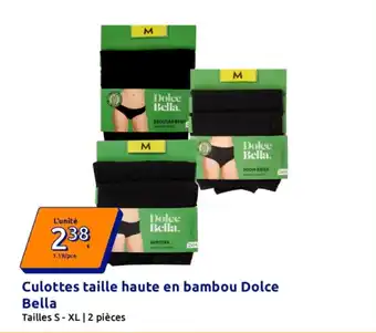 Dolce Bella Culottes taille haute en bambou