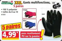 Norma power indoor Garden XXL Gants multifonctions offre