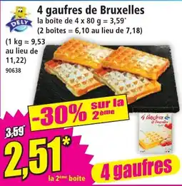 Norma DELY gaufres de Bruxelles offre