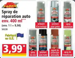 Norma CARFIT Spray de réparation auto offre