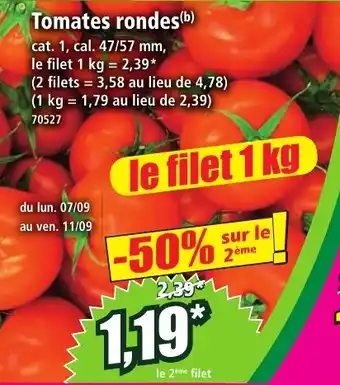 Tomates rondes