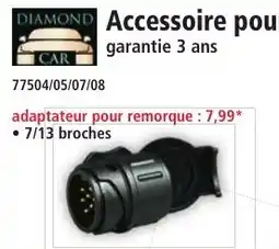 Norma DIAMOND adaptateur pour remorque offre