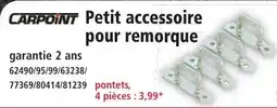 Norma CARPOINT Petit accessoire pour remorque offre